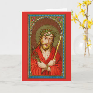 Jesus, Ecce Homo (Siehe, der Mensch) (SAU21) Gruß Karte
