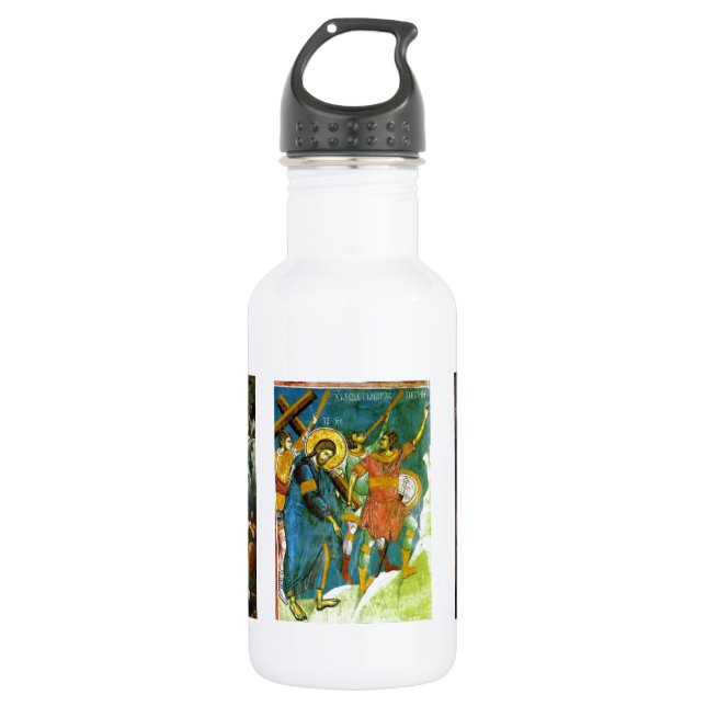Jesus Edelstahlflasche (Vorderseite)