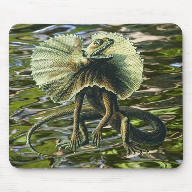 Jesus-Eidechse Mousepad (Vorne)