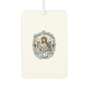 Jesus Einladung RSVP Karte Glaube Jesus Einladung  Autolufterfrischer