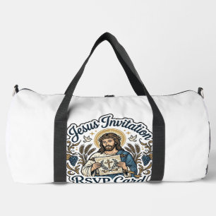 Jesus Einladung RSVP Karte Glaube Jesus Einladung Duffle Bag