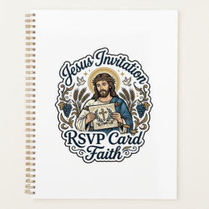 Jesus Einladung RSVP Karte Glaube Jesus Einladung  Planer