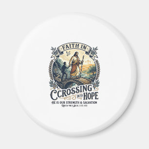Jesus Einwanderung Neu anfangen Mut T-Shirt Chri Magnet
