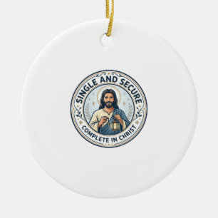 Jesus Einzigartigkeit Wartende Jahreszeit Shirt Gl Keramik Ornament