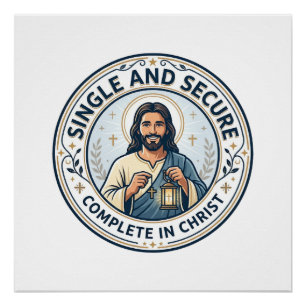 Jesus Einzigartigkeit Wartende Saison Shirt Glaube Poster