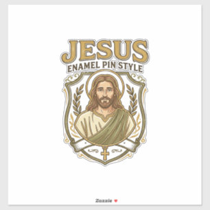 Jesus Emaille Pin Stil Jesus Emaille Pin Christlic Aufkleber