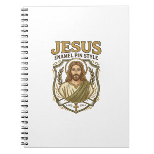 Jesus Emaille Pin Stil Jesus Emaille Pin Christlic Notizblock