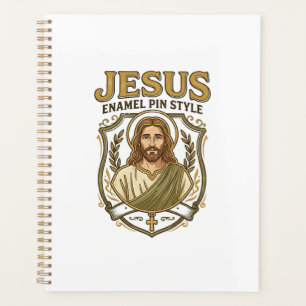 Jesus Emaille Pin Stil Jesus Emaille Pin Christlic Planer