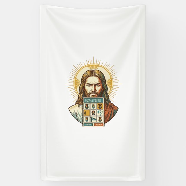 Jesus Endloses Captcha-Verifizierung Ampeln  Banner (Vertikal)