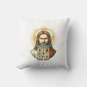 Jesus Endloses Captcha-Verifizierung Ampeln Kissen