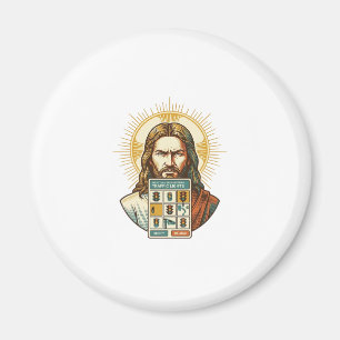 Jesus Endloses Captcha-Verifizierung Ampeln Magnet