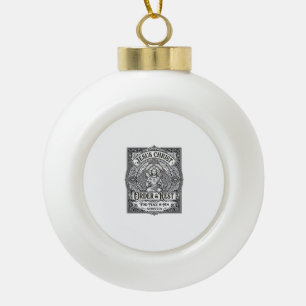 Jesus Entrümpelt Sauberes Zuhause-Shirt Christlich Keramik Kugel-Ornament