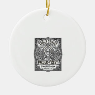 Jesus Entrümpelt Sauberes Zuhause-Shirt Christlich Keramik Ornament