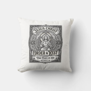Jesus Entrümpelt Sauberes Zuhause-Shirt Christlich Kissen
