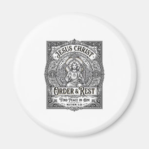 Jesus Entrümpelt Sauberes Zuhause-Shirt Christlich Magnet