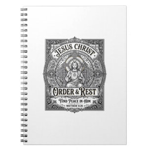 Jesus Entrümpelt Sauberes Zuhause-Shirt Christlich Notizblock
