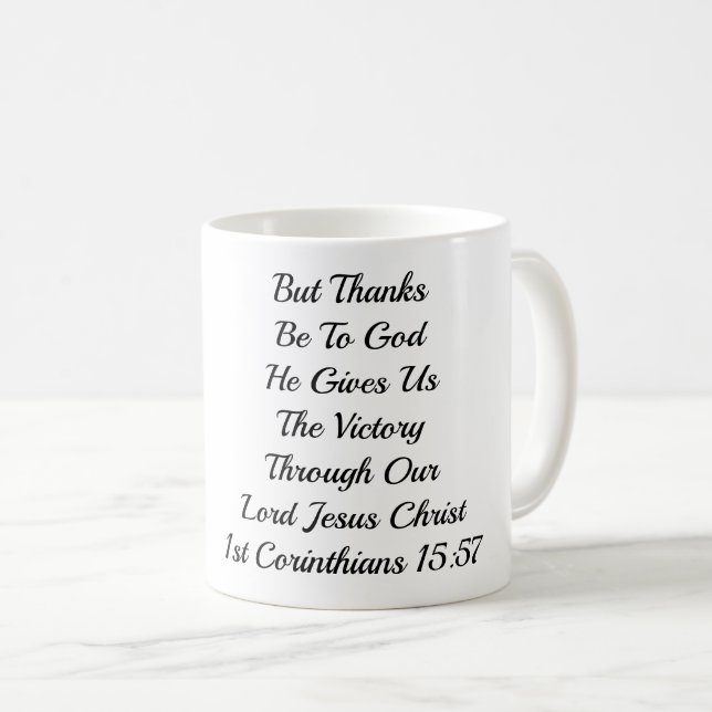 JESUS (ENTWERFE DEINEN EIGENEN BECHER) KAFFEETASSE (VorderseiteRechts)