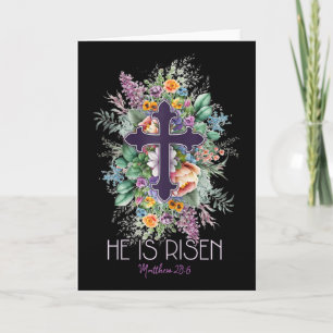 Jesus Er Ist Auferstanden Christliches Bibelvers Z Karte