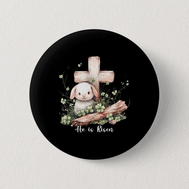 Jesus, er ist das Kreuzlammchen, Thorn Kronen Oste Button (Vorderseite)