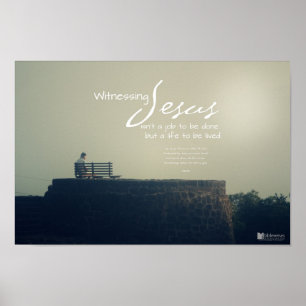 Jesus erleben poster