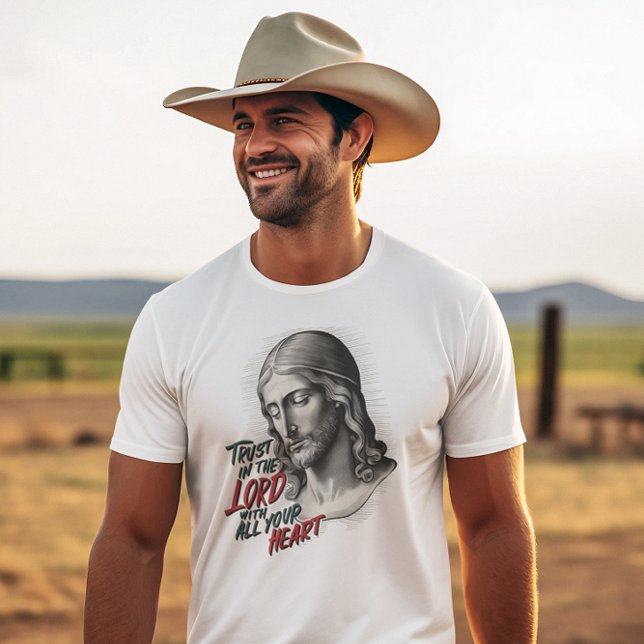 Jesus ermutigt zum Vertrauen in den Herrn T-Shirt (Von Creator hochgeladen)