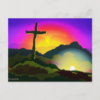 Jesus erobert das Grab Postkarte