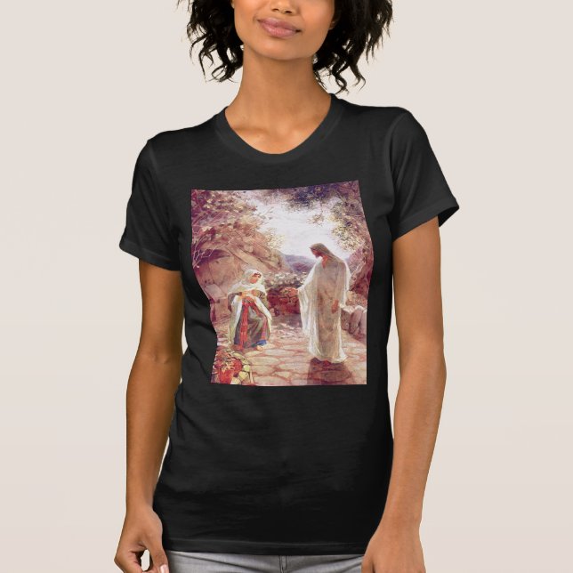 Jesus erscheint zu Maria Magdalena T-Shirt (Vorderseite)