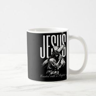 Jesus erschuf mit Vintagem Glauben über Fe Kaffeetasse