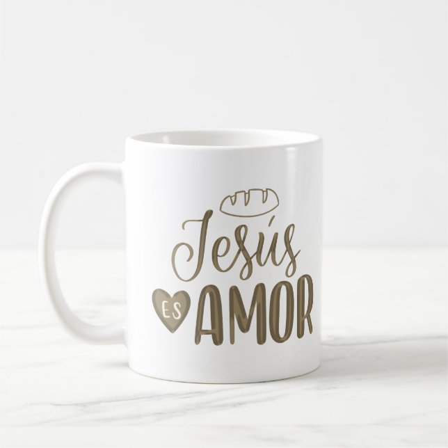 Jesús es amor kaffeetasse (Links)