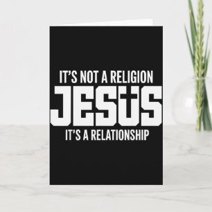 Jesus Es Ist Keine Religion Es Ist Eine Beziehung Karte