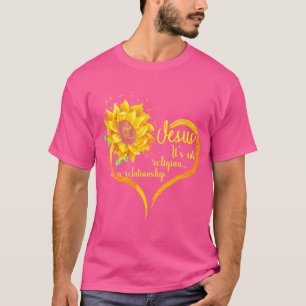 Jesus es ist keine Religion, es ist eine Beziehung T-Shirt