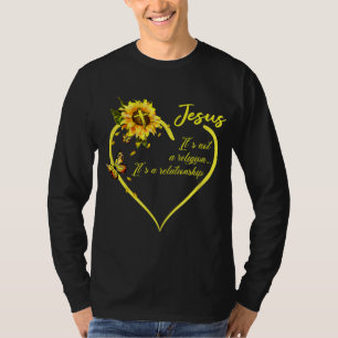 Jesus es ist keine Religion Es ist eine Beziehung T-Shirt