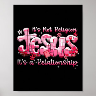 Jesus, es ist nicht religiöse Disco Valentinstag  Poster
