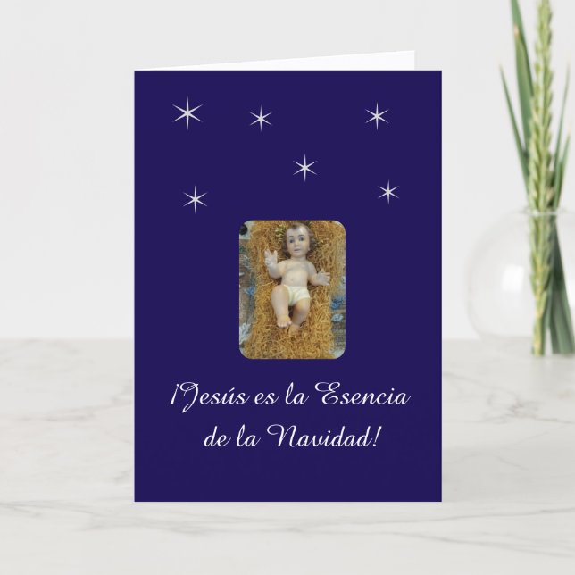 Jesús es la Esencia de la Navidad. Spanisch Karte (Vorderseite)