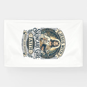 Jesus Esthetiker Hautpflege Vintage-Shirt Christli Banner