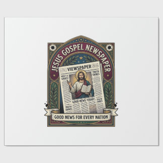 Jesus-Evangeliumszeitung Jesus-Zeitung Christliche Geschenkpapier