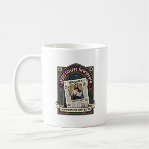 Jesus-Evangeliumszeitung Jesus-Zeitung Christliche Kaffeetasse