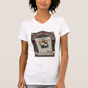 Jesus-Evangeliumszeitung Jesus-Zeitung Christliche T-Shirt
