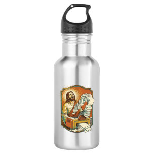 Jesus Excel-Tabelle druckt 50 leere Seiten Büro H Edelstahlflasche