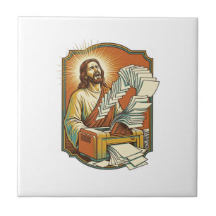 Jesus Excel-Tabelle druckt 50 leere Seiten Büro H Fliese