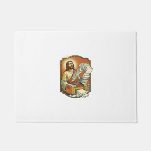 Jesus Excel-Tabelle druckt 50 leere Seiten Büro H Fußmatte