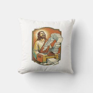 Jesus Excel-Tabelle druckt 50 leere Seiten Büro H Kissen