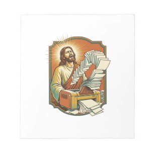 Jesus Excel-Tabelle druckt 50 leere Seiten Büro H Notizblock