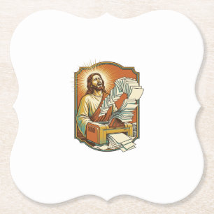 Jesus Excel-Tabelle druckt 50 leere Seiten Büro H Untersetzer