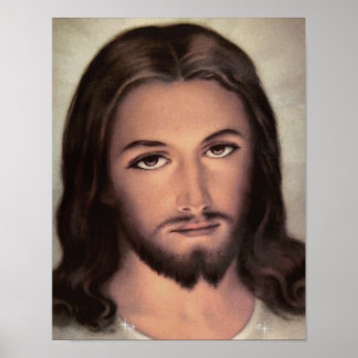 Jesus Face Poster