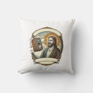 Jesus fakes Lachen Lauter Club Kann Party Humo nic Kissen