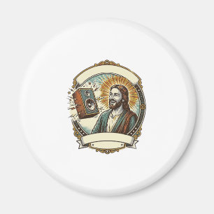 Jesus fakes Lachen Lauter Club Kann Party Humo nic Magnet