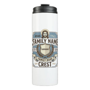Jesus Familienname Wappen Jesus Familienname Wappe Thermosbecher