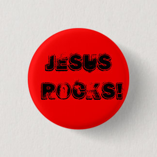 Jesus-Felsen! - Besonders angefertigt - Button