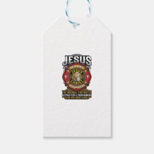 Jesus Feuerwehrmann Vintage Christlicher Glaube Sh Geschenkanhänger